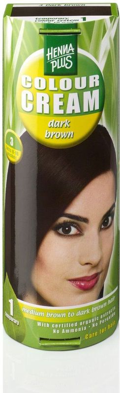 Hennaplus Kleurcreme Donker Bruin Haarverf