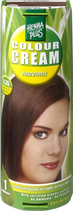 Henna Plus - Colour Cream - Hazelnut - Uitwasbare Haarkleuring