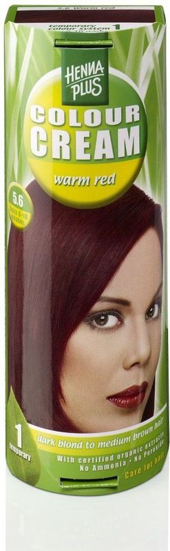Henna Plus - Colour Cream - Warm Red - Haarverf Zonder Ammonia