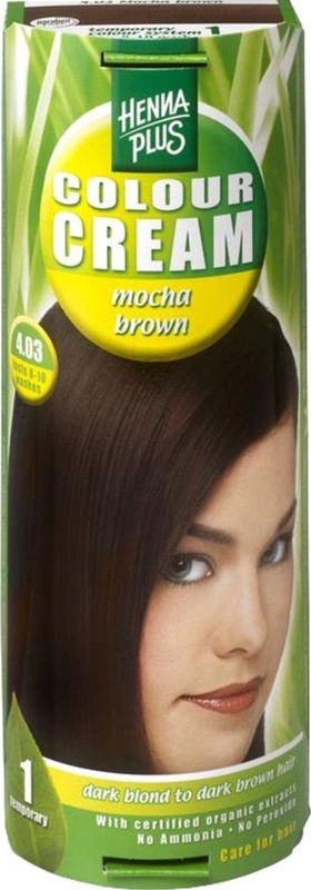 Hennaplus - Colour Cream - Haarkleuring - Mocha Brown - 8-10 Wassingen