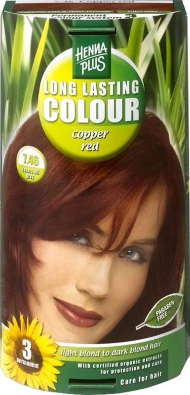 Hennaplus Long Lasting Colours Copper Red Haarverf
