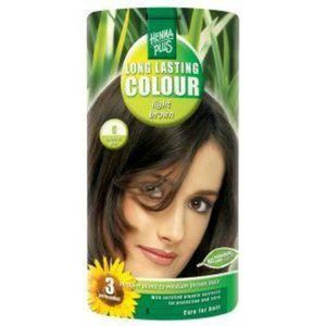 Hennaplus Long Lasting Colour 5 Light Brown - Haarverf