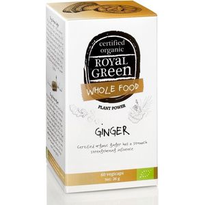 Royal Green Gember bio 60 Vegetarische capsules