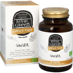 Royal Green Gember bio 60 Vegetarische capsules