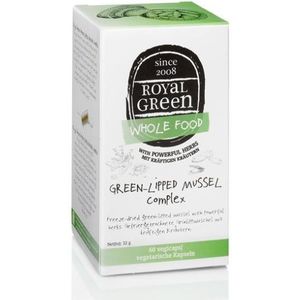 Royal Green Green-lipped mussel complex 60 Vegetarische capsules