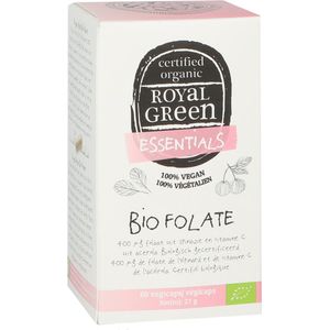 Foliumzuur - Biologisch - 400mcg Folaat uit Spinazie - Vitamine C uit Acerola