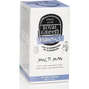 Royal Green Voedingssupplementen Royal Green Multi man 60tab