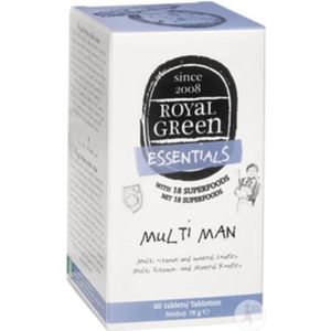 Royal Green Voedingssupplementen Royal Green Multi man 60tab