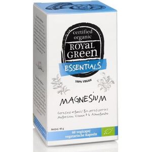 Royal Green - Magnesium Capsules - Biologisch - 60 Stuks