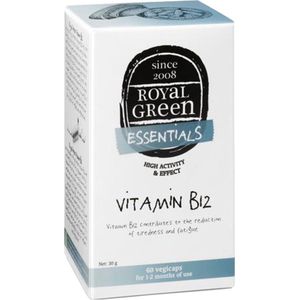 Royal Green - Vitamine B12 - Gefermenteerde Vitamine B12 - 500 ug - 60 Capsules