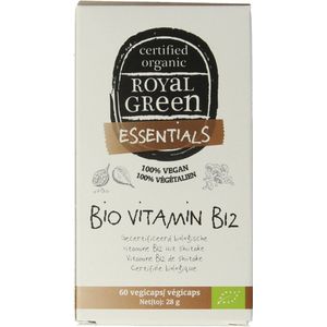 Royal Green - Vitamine B12 - 25mcg - Bio - Plantaardige Bronnen