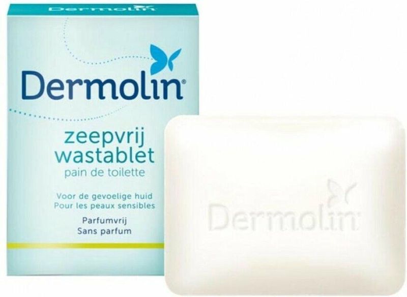 Dermolin Zeepvrij Wastablet N/parf Nf 100g