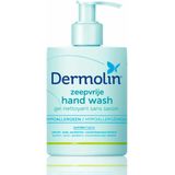 Dermolin - Handwash - Zonder Parfum - 500ml - Vrij van Zeep en Kleurstoffen