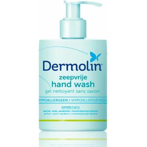 Dermolin - Handwash - Zonder Parfum - 500ml - Vrij van Zeep en Kleurstoffen