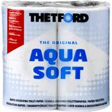 Aquasoft - Toiletpapier - Wit - 4 Rollen - Speciaal Voor Chemische Toiletten