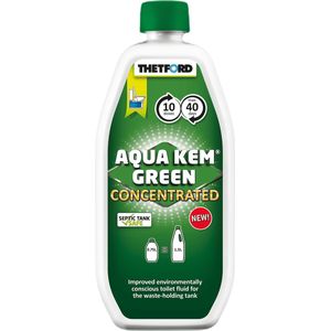 AquaKem groen Concentrated toiletvloeistof 750ml groen Thetford Chemischtoiletvloeistof (8.0000cm x cm)