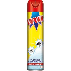 Vapona - Vliegende Insectenspray - 400ml - Pyrethrine - Effectieve Bestrijding