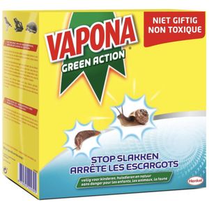 VAPONA Ongedierte Bestrijding - Stop Slakken Slakkenkorrels - Green Action - 500g