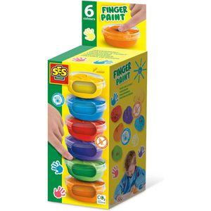 SES Creative Knutselpakket Vingerverf 6X45Ml