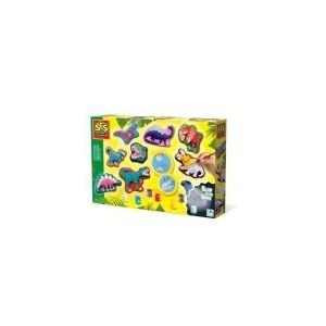 SES Creative 01292 Gips Gieten Dino-Fantasie, dinosaurus knutselset voor kinderen