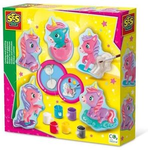 SES Creative SES Gips+Farbe Abgüsse kleine Einhörner 01341 13417
