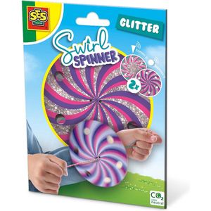 SES - Swirl spinner - Glitter - 2 spinners en neon draad