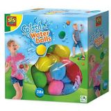 SES Creative 02229 spatwaterdichte waterballen - grappig buitenspel voor kinderen, alternatief voor herbruikbare waterballonnen