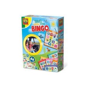 Ses - Raamsticker Bingo - Spel voor in de Auto - Herbruikbaar - Verschillende Kaarten