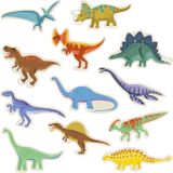 SES - Ik leer - dinosaurussen - knutselen en puzzelen - leren over 12 dino's - inclusief kleurpotloden, kleurplaat en stickers