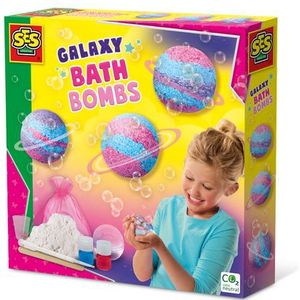 SES - Galaxy - Badspeelgoed - Heldere Kleuren - Inclusief Bewaarzakje