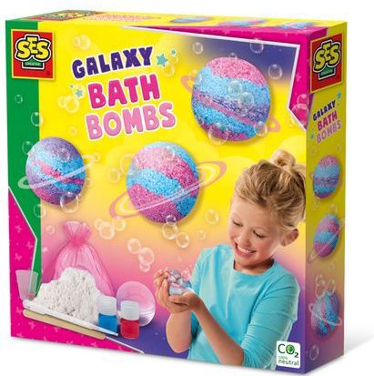SES - Galaxy - Badspeelgoed - Heldere Kleuren - Inclusief Bewaarzakje