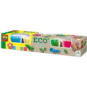 SES - Klei- Eco - 4 kleuren klei - super makkelijk uitwasbaar - droogt niet uit