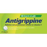 Antigrippine - Tabletten - Paracetamol - Coffeïne - Vitamine C