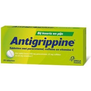 Antigrippine Paracetamol 250mg  20 tabletten