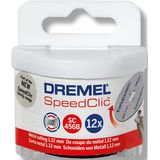 Dremel EZ SpeedClic: Snijschijven Voor Metaal 12-pack. - SC456B