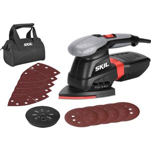 Skil 3-in-1 multischuurmachine FOX 7220 AC (250W, 3-in-1 apparaat: vlakschuurmachine, excentrische schuurmachine, deltaslijper met 10-delige schuurpapierset en tas)