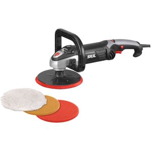 SKIL Polijstmachine 1200W - Poetsmachine Auto - Poliermachine - Polijstmachine Auto - Soft Start - Inclusief Polijstschijven 180mm - Skil 1144 AA