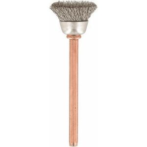 Dremel 531 RVS-borstel 2-pack Ø 13mm Set van 2 Roestvrijstalen borstels voor het Reinigen van Roestvrij Staal en Zilver