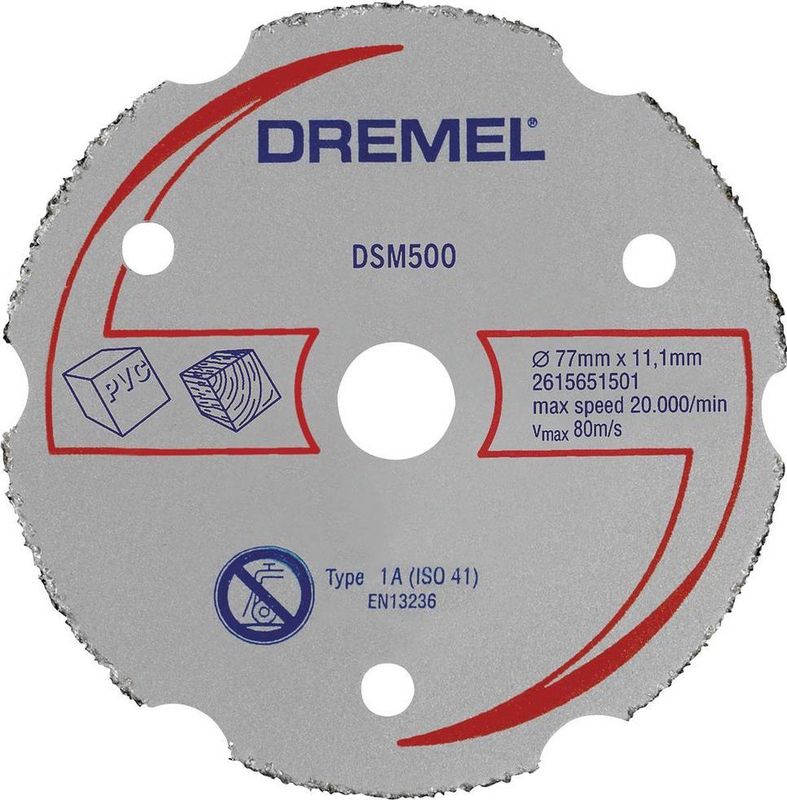Dremel - DSM500 - Doorslijpschijf - 20 mm Zaagdiepte - Geschikt voor DSM20