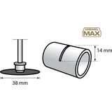 Dremel - MAX EZ SPEEDCLIC - Snijschijf voor Metaal - 38,1 mm Diameter - CBN Bekleding