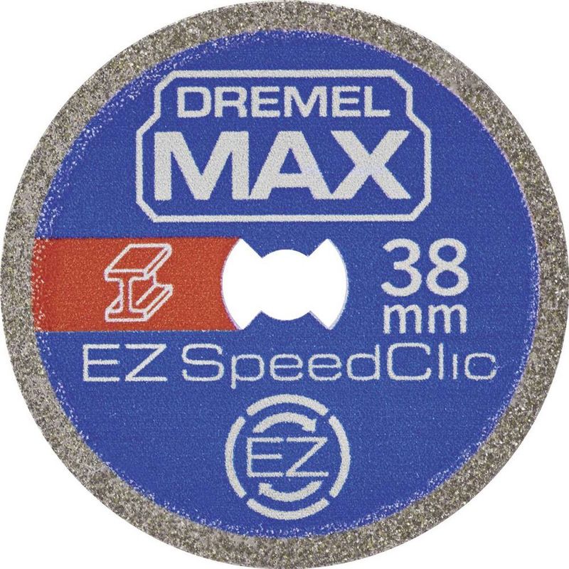 Dremel - MAX EZ SPEEDCLIC - Snijschijf voor Metaal - 38,1 mm Diameter - CBN Bekleding