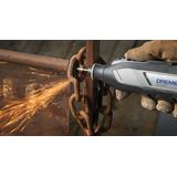 Dremel 8240 Snoerloos Multigereedschap 12V 2Ah Lithium-Ion-accu, multi-gereedschapsset met 5 accessoires, variabele snelheid 5.000-35.000 t/min en snelle oplaadtijd