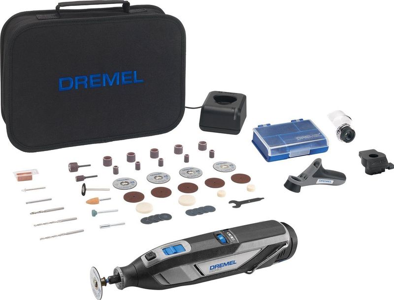 Dremel 8240-3/45 Multitool - Inclusief 12 V Li-Ion Accu (2.0 AH) - Oplader - 45 Accessoires - 3 Hulpstukken - Soft bag