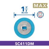 Dremel - SC411DM - Schuurschijven - 3 Stuks - Korrel 60 - Polyester