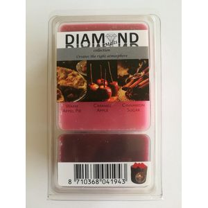 Diamond melts - waxmelts: warm appel pie - caramel apple - cinnamon sugar