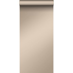 Origin Wallcoverings behang effen glanzend brons - 345707 - 53 cm x 10,05 m
