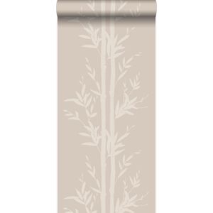 Origin behang bamboe warm zilver - 345751 - 53 x 1005 cm