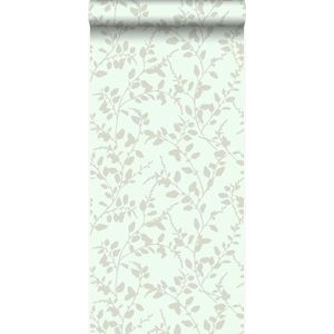 Origin Wallcoverings behang bladeren zeegroen - 345932 - 53 cm x 10,05 m