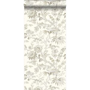 Origin Wallcoverings behang bloemen roomwit en beige - 326124 - 53 cm x 10,05 m