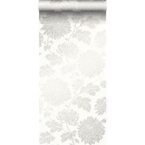 Origin Wallcoverings behang bloemen wit - 53 cm x 10,05 m - 326146